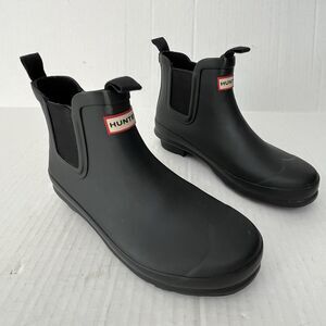 Hunter Kids Original Chelsea Rain Boots 3 Boys 4 Girls Waterproof Rubber Ankle